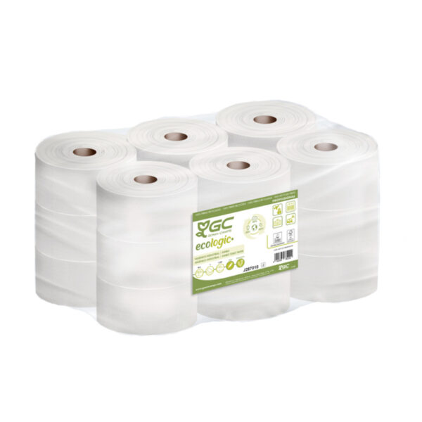 HIGIENICO IND. S/C RECICLADO 250M.(PACK18) J287010