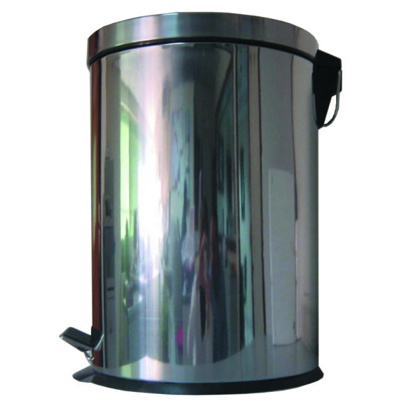 PAPELERA PEDAL LYTEC INOX. BRILLO 5L.