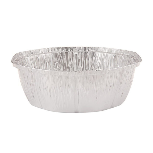 BANDEJA ALUM.CIRCULAR DE POLLO OVALADA 600 uds