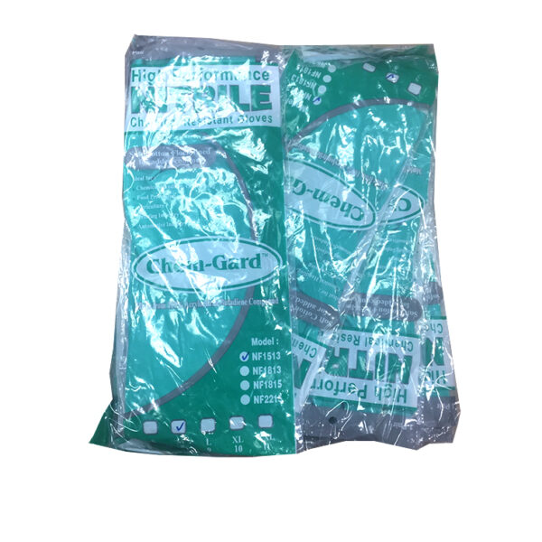 GUANTE NITRILO SATINADO IND.VERDE (T-7/S)   NF1513