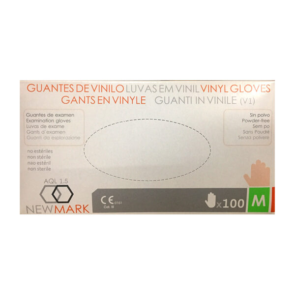 GUANTE VINILO DESECHABLE SIN POLVO T-P