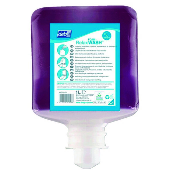 DEB RELAX FOAM WASH 6x1L    RLX1L