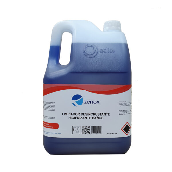 ZENOX LIMPIADOR HIGIEN.+DESINCRUST.BAÑOS 5LTS