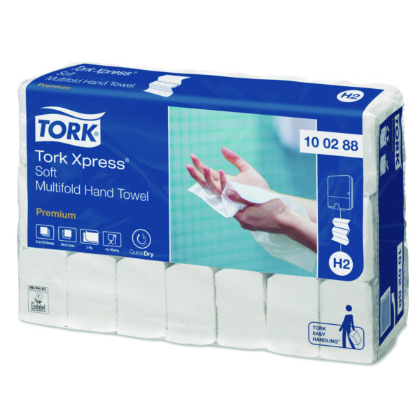 TOALLETA TORK BLANCA D/C 34X21,2 2040 Uds  100888